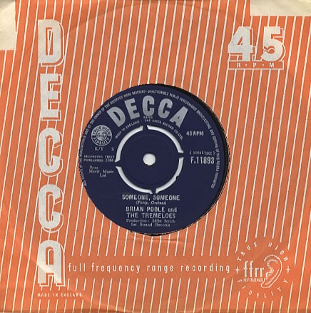 Brian Poole and the Tremeloes Someone Someone