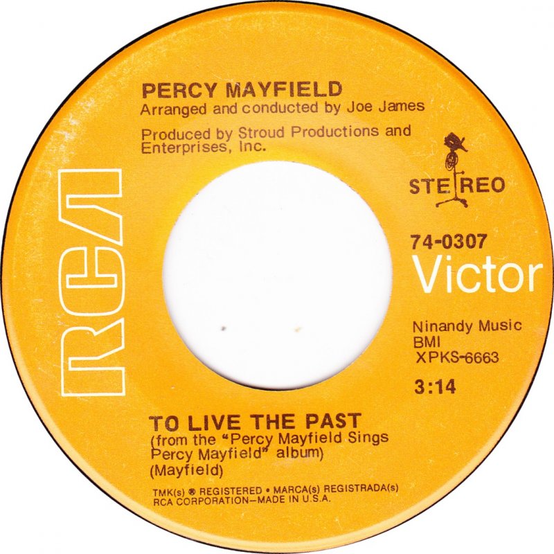 Percy Mayfield To Live The Past