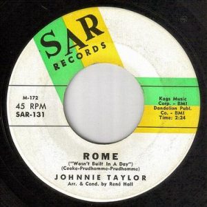 Johnnie Taylor Rome