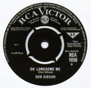 Don Gibson Oh Lonesome Me (single)