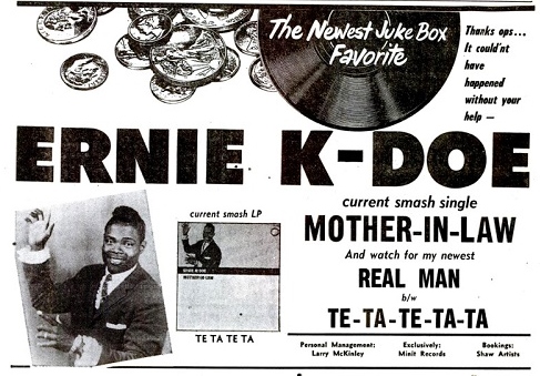 Ernie K-Doe ad